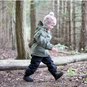 🔥BOYs WATERPROOF RAIN SNOW PANTS 🔥black sz 8-10 fleece lined Price Firm!